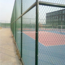 PVC Green Chain Link Fence For Sports Field